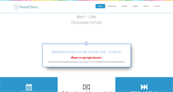 Desktop Screenshot of dentalclinica.ro